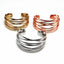 Fashion Alloy Round Chain Charms Cuff Bracelet For Women Female Gold&Silver Color Bracelets Jewelry - Korvel