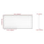 Large Movable Tray Bathroom Mirror with Aluminum Frame