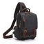 Canvas Backpack Men Travel Back Pack Multifunctional Shoulder Bag for Women Laptop Rucksack School Bags Female Daypack - Korvel