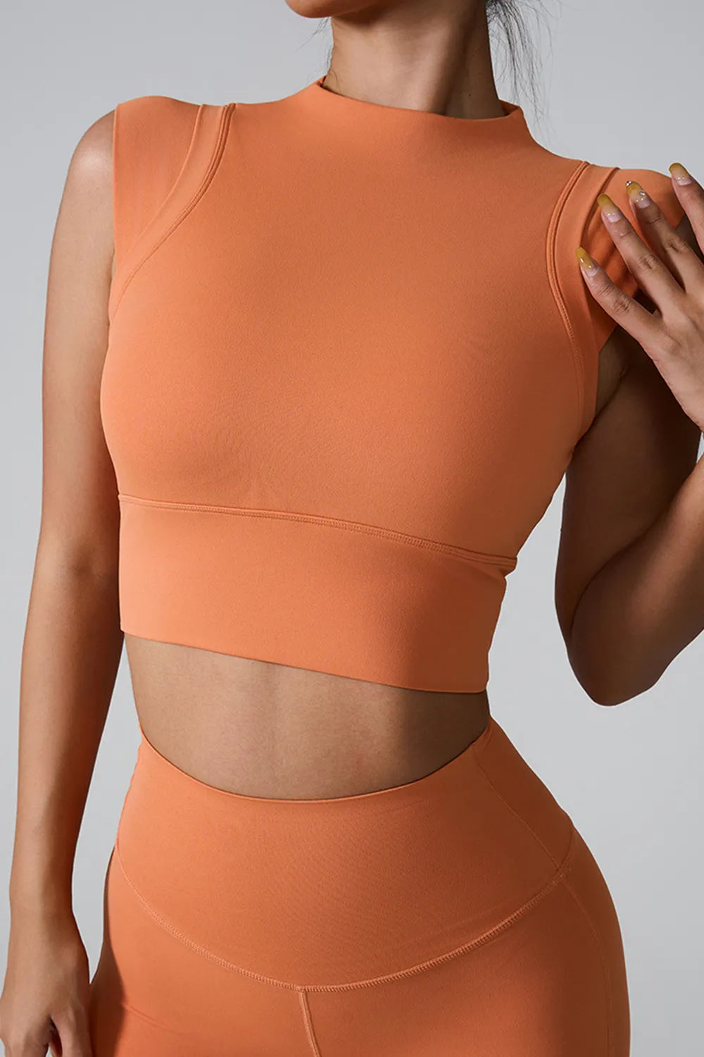 Mock Neck Active Tank - Korvel