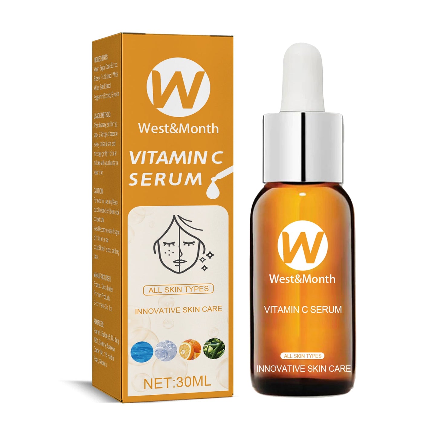 Facial Treatment Essence, Lighten Facial Acne Mark Oil Control Firming Skin Essence - Korvel