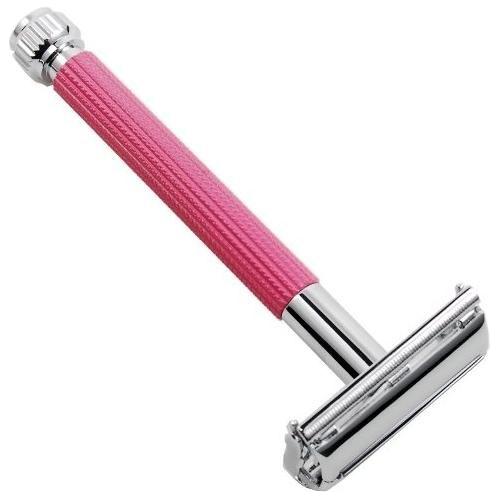 Parker 29L Pink Women's Long Handle Safety Razor