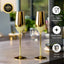 Elegant Gold Stainless Steel Champagne Flutes - Unbreakable & Chic - Korvel