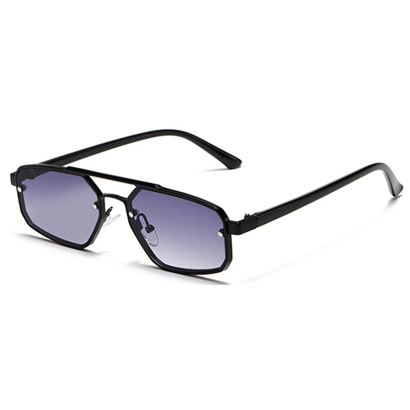 Women's Retro Small Frame Metal Sunglasses