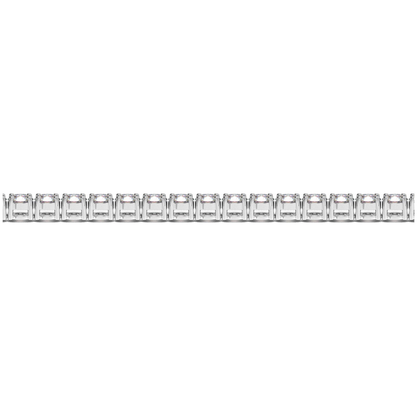 Pulsera de Tenis de Diamantes Crecidos en Laboratorio de Oro Blanco de 14k - 8 cctw