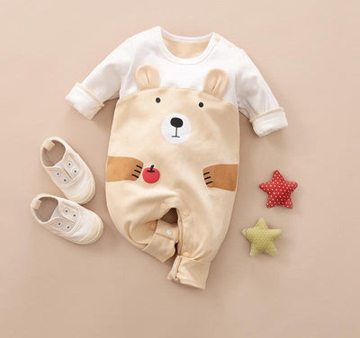 Luxury Modern Baby Boy Romper with Bow - Premium Infant Outfit