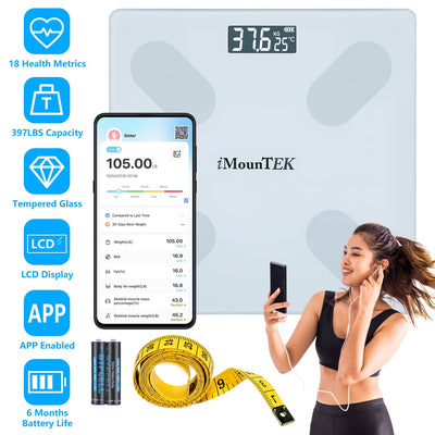 Smart Digital Body Weight Scale with Full Composition Analysis