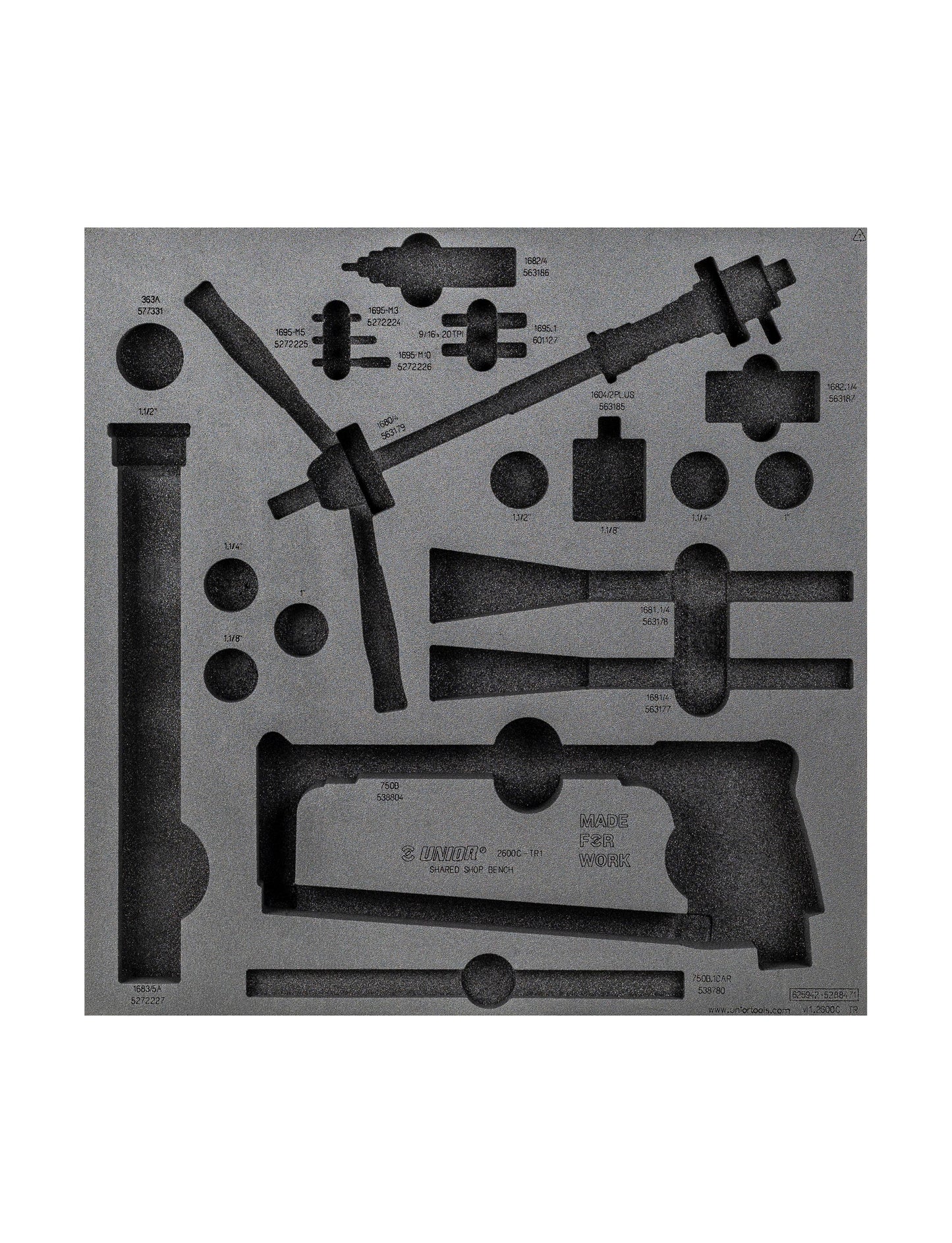 Unior Drawer Foam Insert for Tool Organization