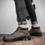 Botas Martin para Hombre, Zapatos Casual de Punta Alta para Exterior