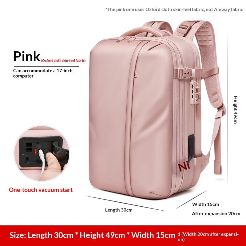 Sac à dos de voyage compressé pour hommes à grande capacité