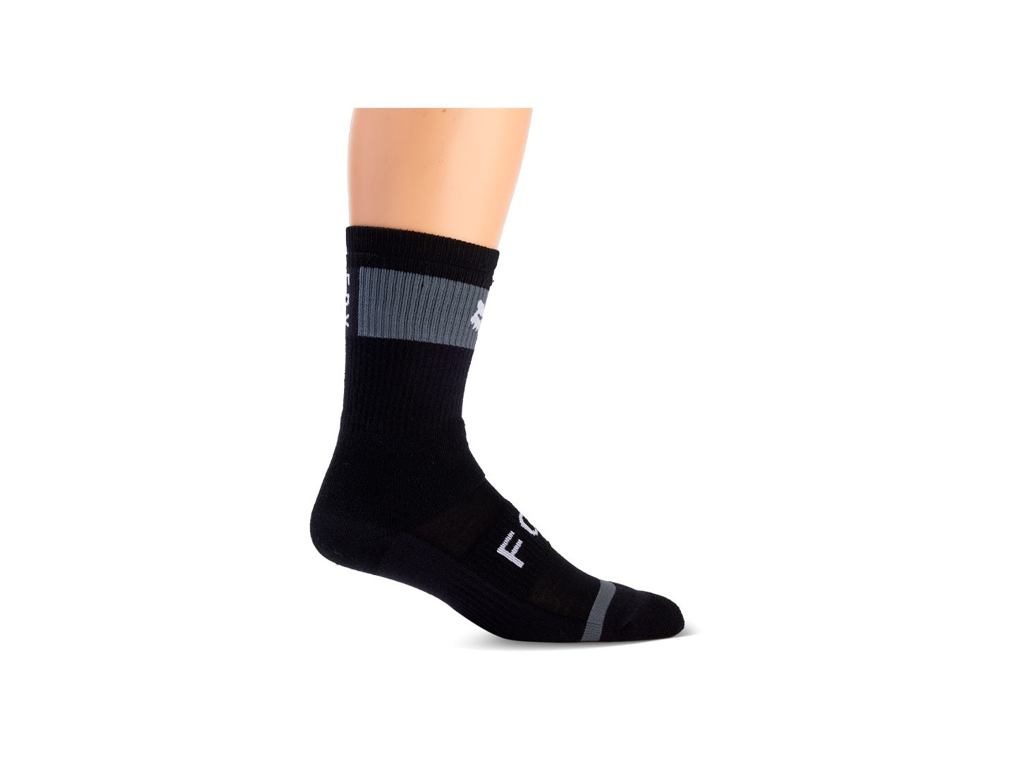Chaussettes Fox Racing 25 Defend 8 Grande/X-Large Noire