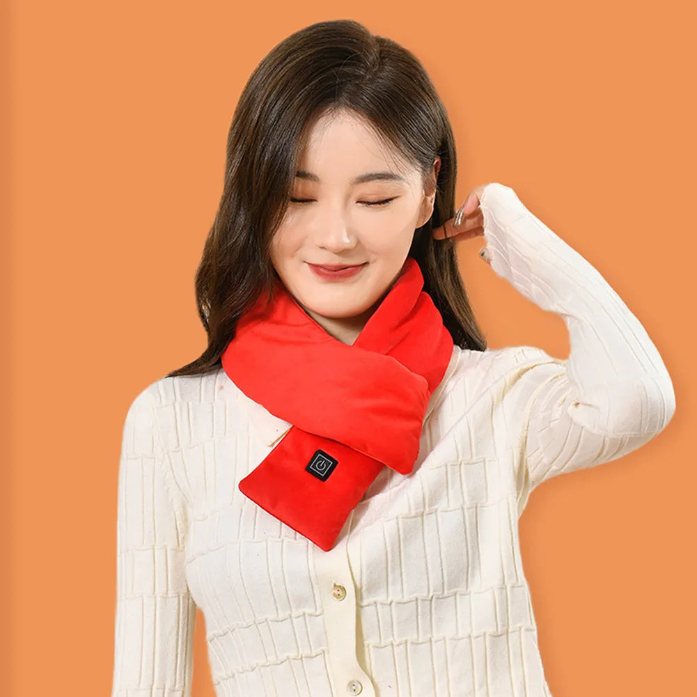 Adjustable USB Heated Scarf for Ultimate Warmth