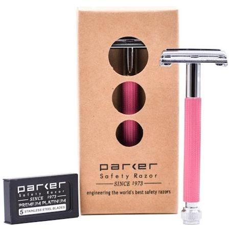 Parker 29L Pink Women's Long Handle Safety Razor