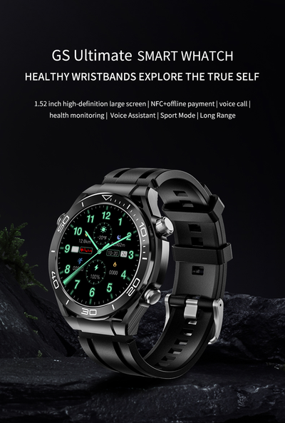 GS ultimate full touch screen smartwatch sports running Bluetooth call bracelet - Korvel