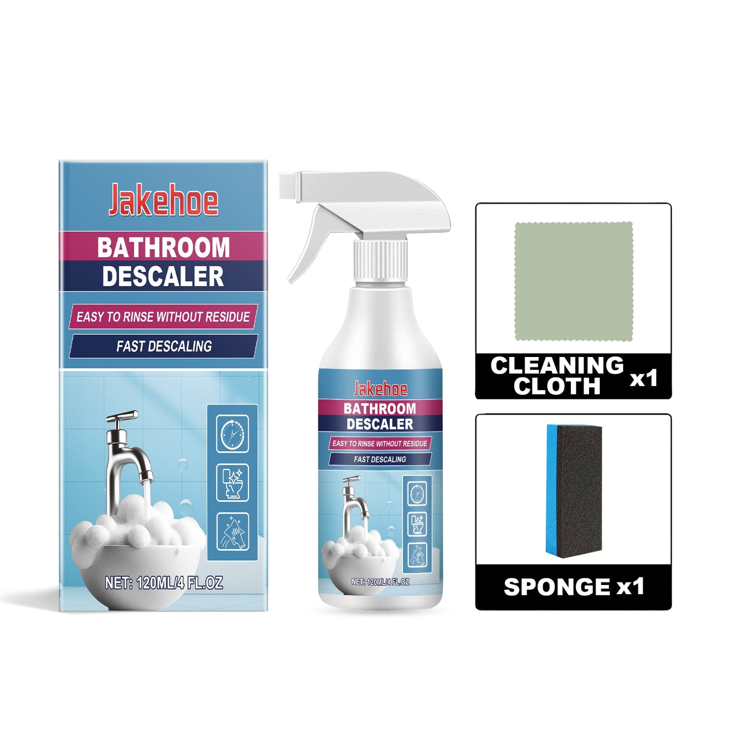 Bathroom Dirt Cleaner Bathroom Toilet Faucet Decontamination Decontamination Clean Multi-Functional Cleaning - Korvel