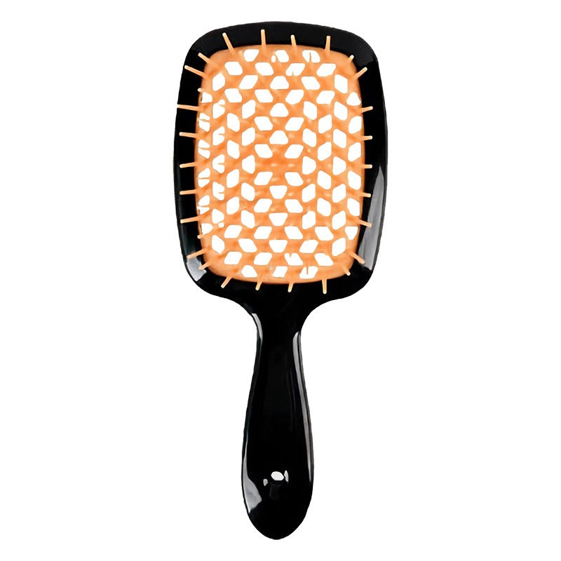 Honeycomb hollow massage comb, smooth hair grid comb, smooth hair dry and wet dual-purpose comb, curly and fluffy hair styling comb - Korvel