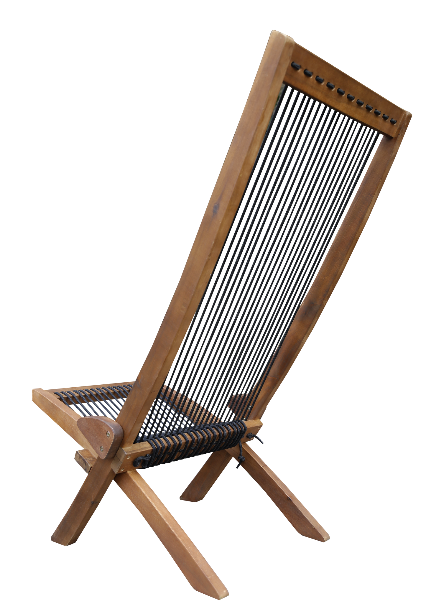 folding roping wood chair - Korvel