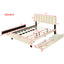 Elegant Queen Size Upholstered Platform Bed with Storage and Trundle