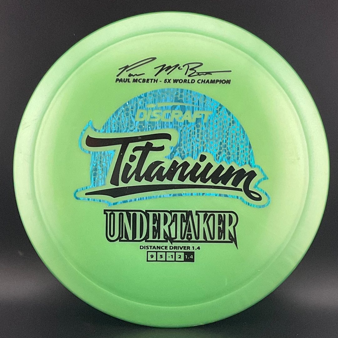 Titanium Undertaker - Ligera Usada Paul McBeth 5x - Edición 2021