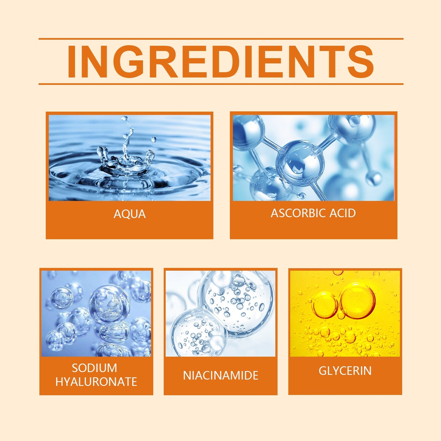 Ensemble de soins de la peau au vitamine C premium