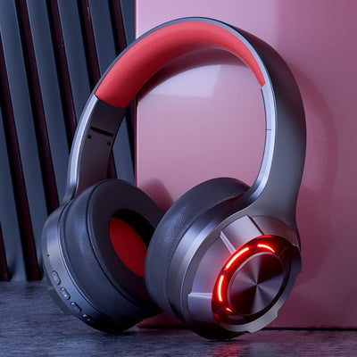 LED Illuminated Wireless Bluetooth Headset for Esports