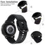Suitable for Samsung Galaxy Watch Active2 Solid Color Silicone Strap 20/22mm Universal Strap - Korvel