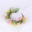 Couronne de Fleurs Élégante pour Mariage et Photographie