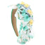 Fashionable leopard print fabric flower headband - Korvel