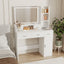 Smart mirror dressing table with drawers and storage cabinets, dressing table with bedroom dressing table, changing room - Korvel