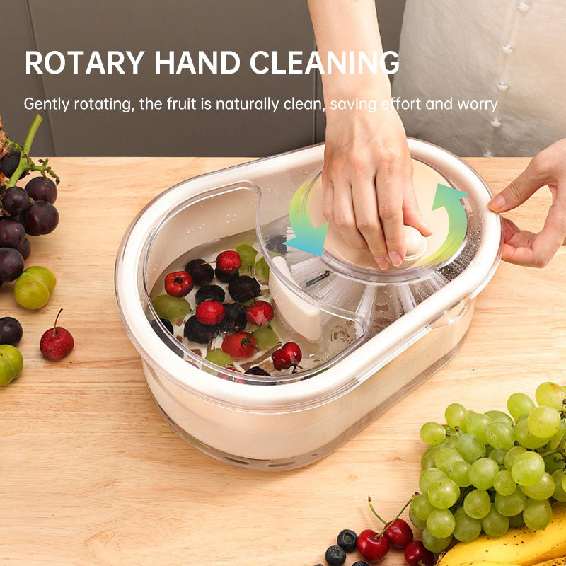 Fruit and vegetable washer drain basket household washing machine kitchen ingredients washing basket - Korvel