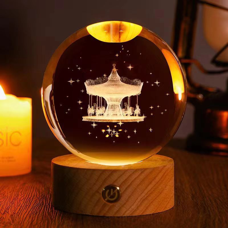 Starry Sky 3D Micro Landscape Crystal Ball Ornament