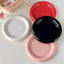 Ins - style Round Ceramic Food Plates. Thick - edged, creative Nordic tableware. Ideal for dessert, steak, pasta. - Korvel