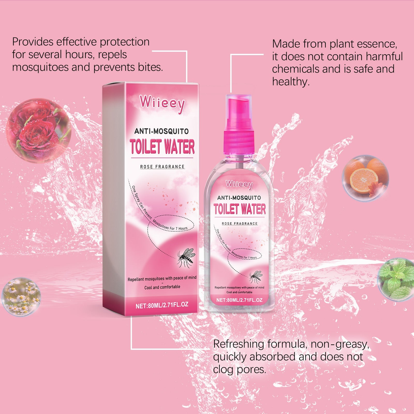 Anti-Itch And Mosquito Repellent For Pregnant Babies (Orange Flavor) - Korvel