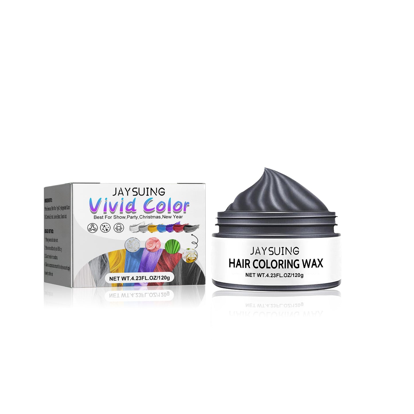 Hair Cream, Covering White Hair, Easy Coloring, Non-Dampening, Tide Color Beauty Hair Cream - Korvel