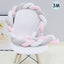 1Pcs 1M/2M/3M Baby Handmade Nodic Knot Newborn Bed Bumper Long Knotted Braid Pillow Baby Bed Bumper Knot Crib Infant Room Decor - Korvel