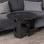 42.12"Modern Round Dining Table with Printed Black Marble Table Top for Dining Room - Korvel