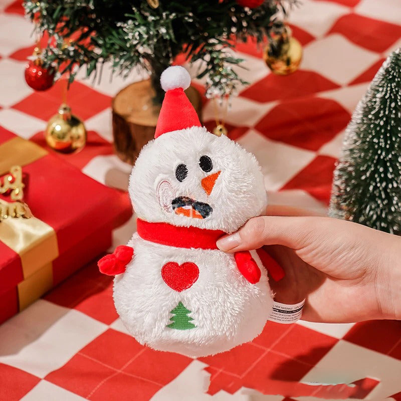 Plush Dog Sound Toy - Festive Fun for Your Pet