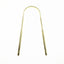 Stainless steel 304 tongue scraper, tongue coating cleaner, tongue scraper, tongue coating brush, oral care tool - Korvel