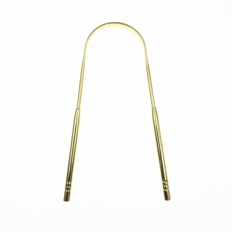 Stainless steel 304 tongue scraper, tongue coating cleaner, tongue scraper, tongue coating brush, oral care tool - Korvel