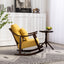 Mid Century Modern Upholstered Glider Arm Chair