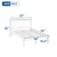 Platform Bed Frame with Headboard, Wood Slat Support, No Box Spring Needed  Full Espresso - Korvel