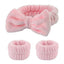 Butterfly Bow Headband & Wrist Strap Set - 3 Pieces