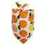 Bandana pour chien en coton premium style fruit