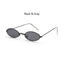 Gafas de sol ovaladas vintage elegantes para hombres y mujeres
