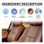 Automotive Leather Polish, Car Interior Leather Seat Leather Maintenance Refurbishment Decontamination Cleaning Agent - Korvel