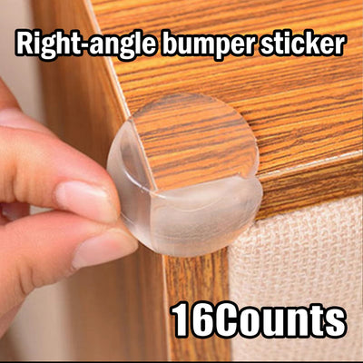 EdgeGuard Clear Corners - 16-Count Transparent Protectors