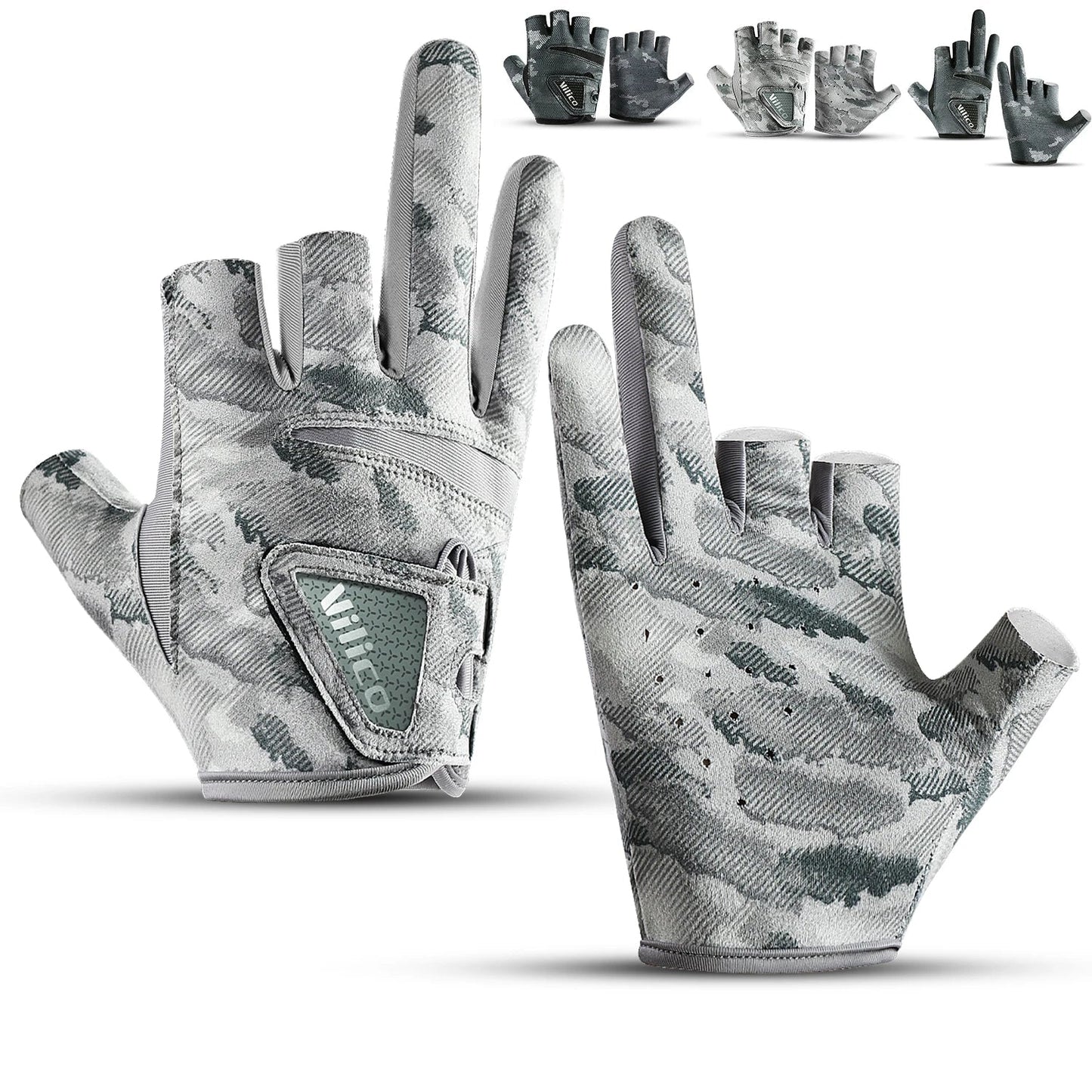 Guantes de Pesca de Lure de 3 Dedos Premium para Comodidad y Control
