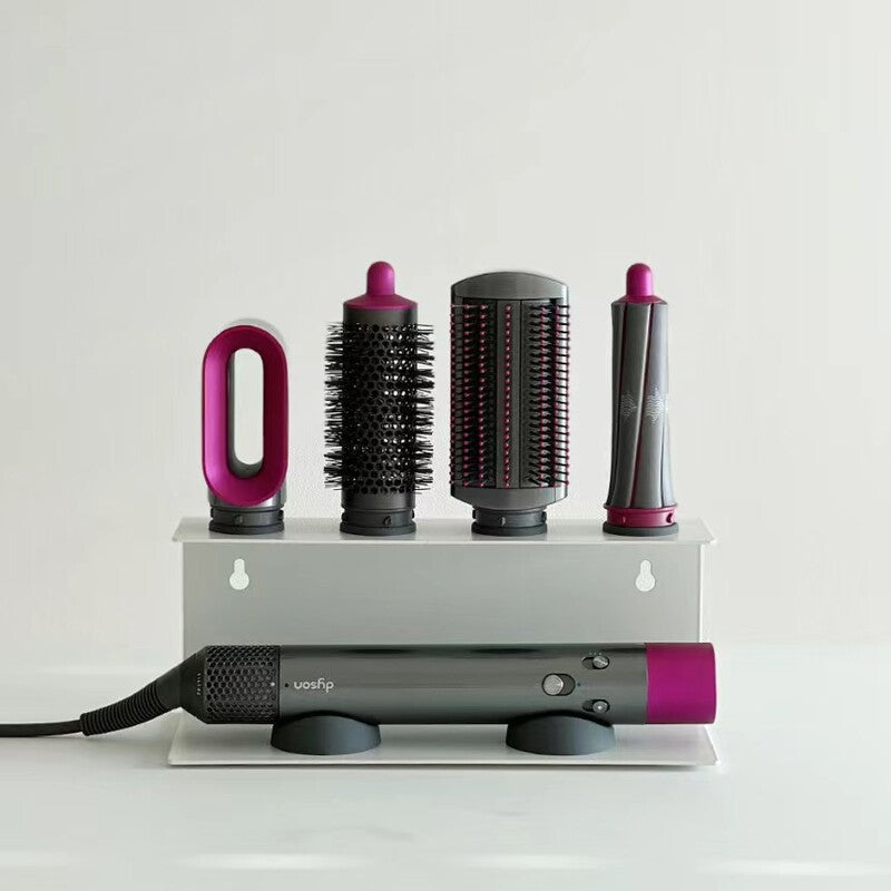 Non - Perforated Hair Dryer Holder. Also for Straighteners & Curling Irons. Ideal for Bathroom Sorting - Korvel