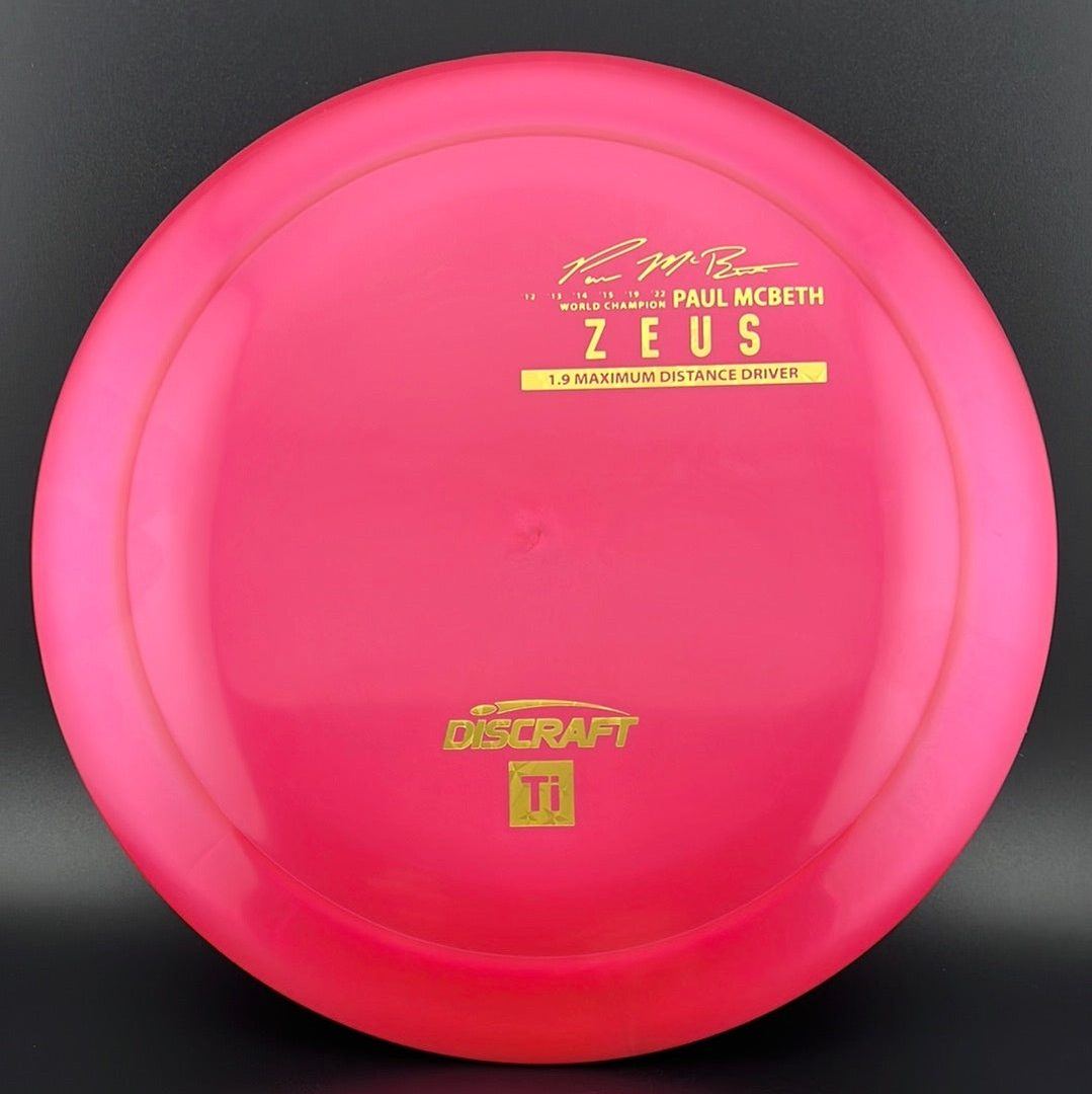Titanium Zeus - Première édition - Disque en édition limitée de Paul McBeth