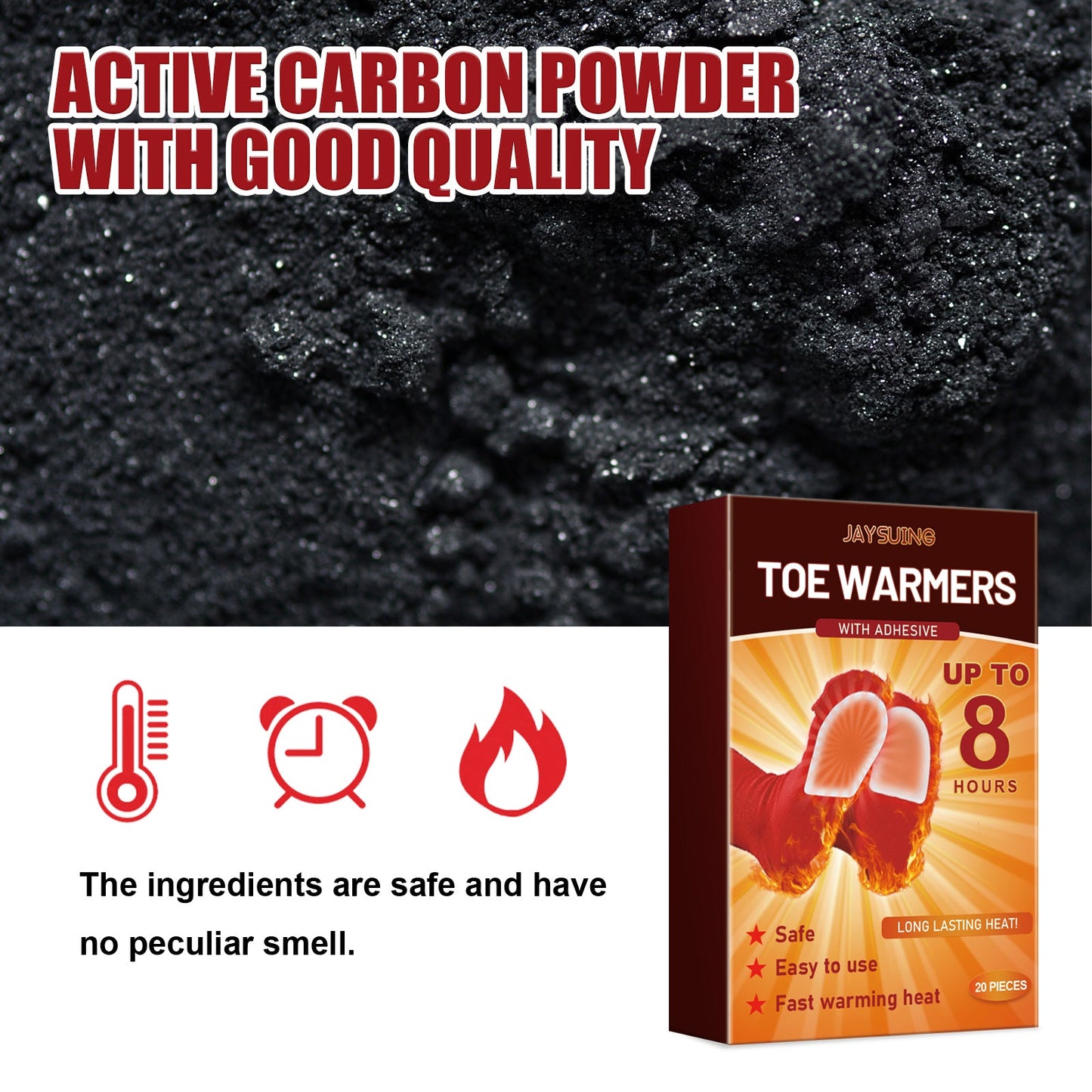 Self-Heating Portable Foot Warmer Pad for Comfort